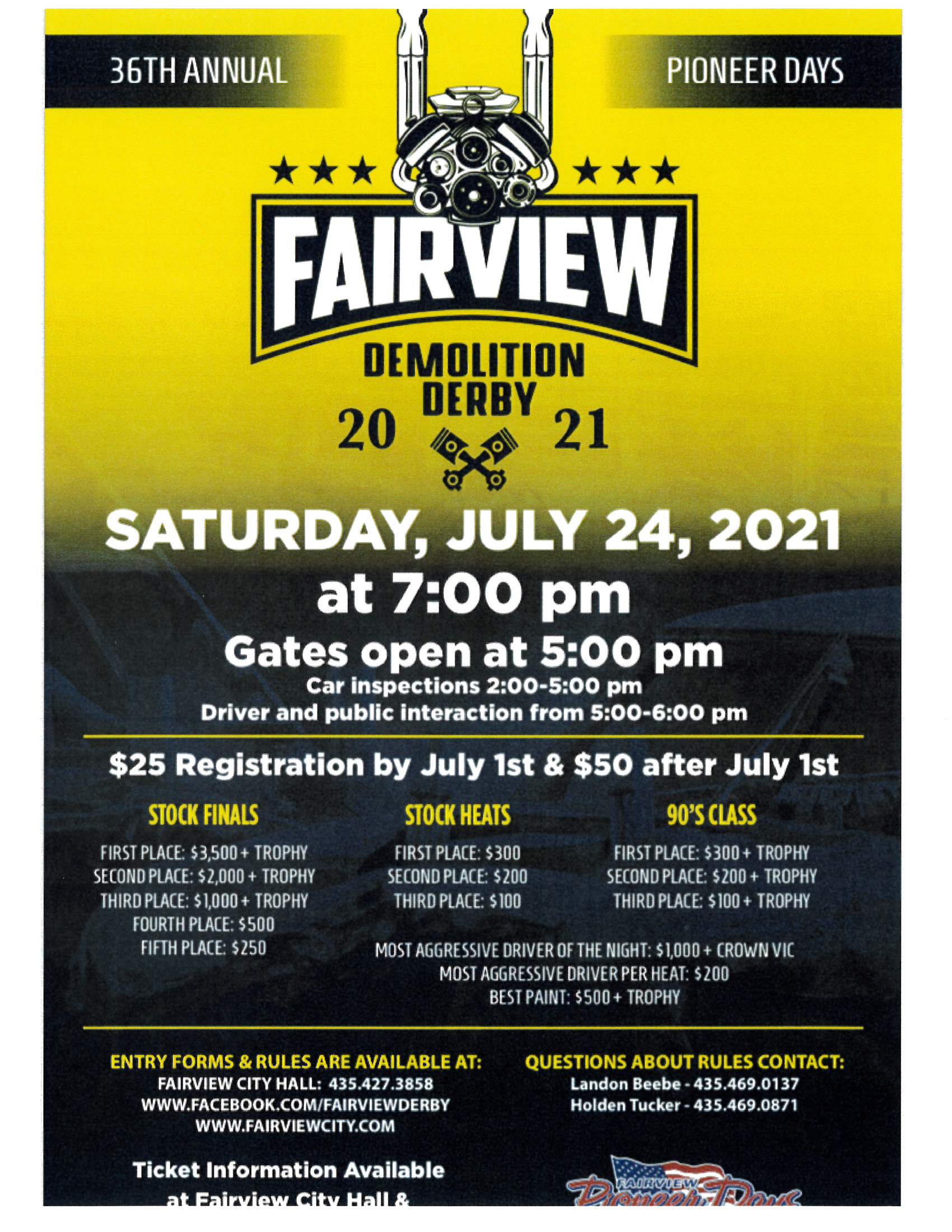 Utah Demolition Derby Schedule 2022 Demolition Derby – Fairview City