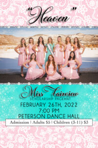 2022 Miss Fairview Scholarship Pageant @ Dance Hall